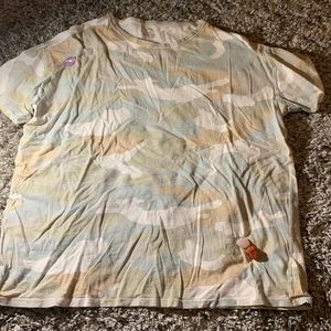 aerie camo oversized tee